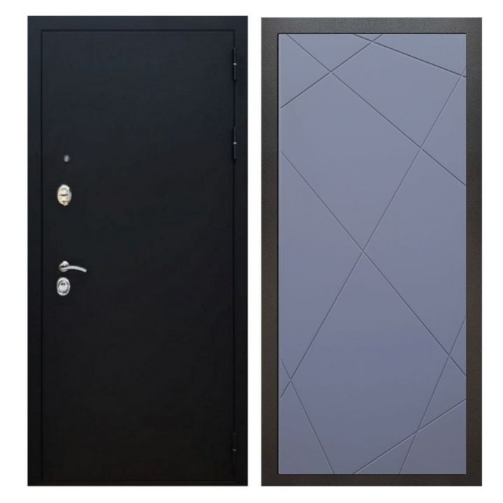 Дверь входная металлическая Great Doors X5 Черный муар ФЛ-291 Силк Титан