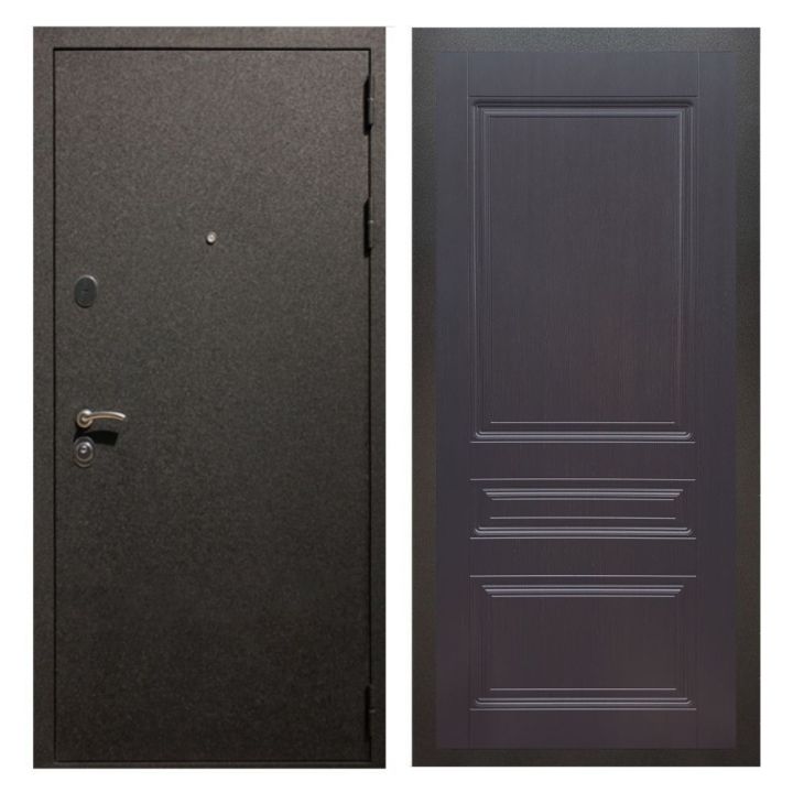 Дверь входная металлическая Great Doors X5 Черный крокодил ФЛ-243 Венге