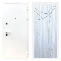 Дверь входная Great Doors Х5 Шагрень Белая ФЛ-247 Сандал Светлый