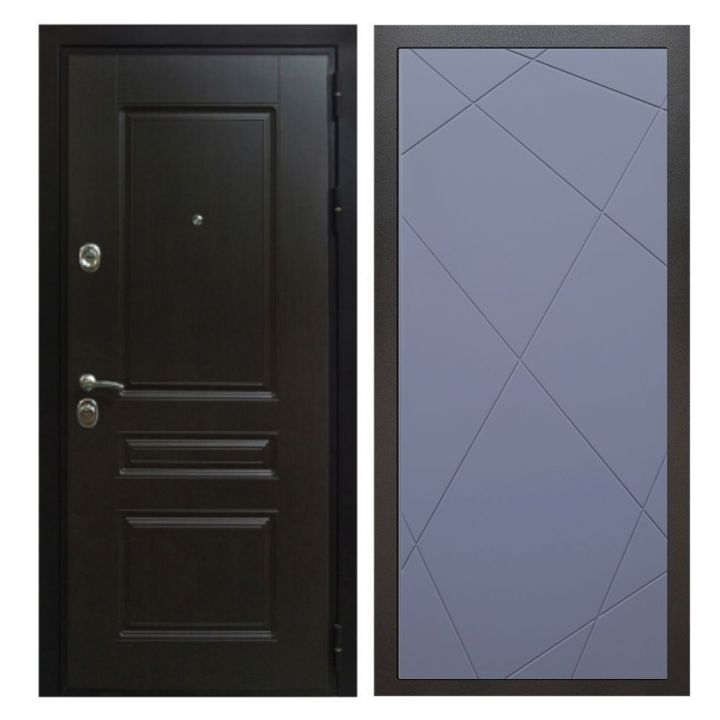 Дверь входная металлическая Great Doors Х Премиум Венге ФЛ-291 Силк Титан