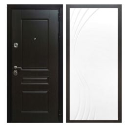 Дверь входная металлическая Great Doors Х Премиум Венге ФЛ-255 Белый Софт