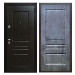 Дверь входная металлическая Great Doors Х Премиум Венге ФЛ-243 Бетон Темный