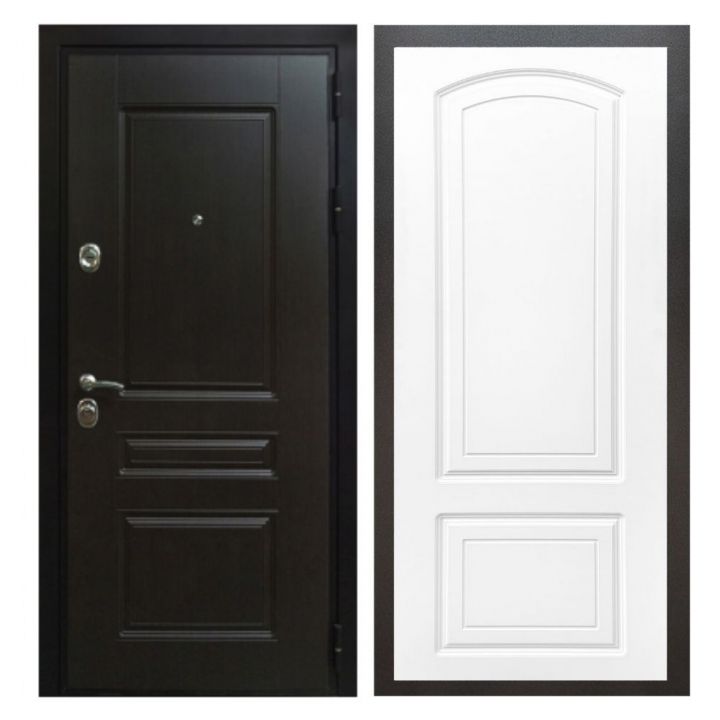 Дверь входная металлическая Great Doors Х Премиум Венге ФЛ-138 Белый Софт