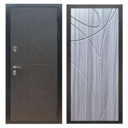 Дверь входная Great Doors X248 Штукатурка Графит ФЛ-247 Сандал Серый