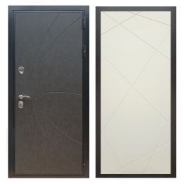 Дверь входная Great Doors X248 Штукатурка Графит ФЛ-291 Софт Шампань
