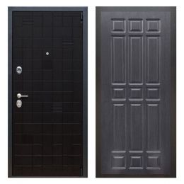 Дверь входная металлическая Great Doors Х12 Тетрис Ясень Черный ФЛ-33 Венге