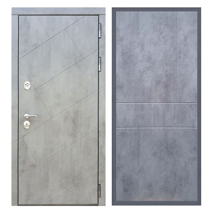 Дверь входная Great Doors Х22 Бетон Темный ФЛ-290 Бетон Темный
