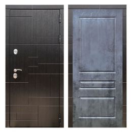 Дверь входная металлическая Great Doors Х20 Венге ФЛ-243 Бетон Темный