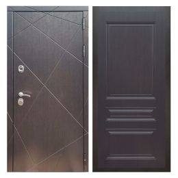 Дверь входная металлическая Great Doors Х13 Венге ФЛ-243 Венге