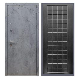 Дверь входная Great Doors Х13 Бетон Темный ФЛ-256 Венге