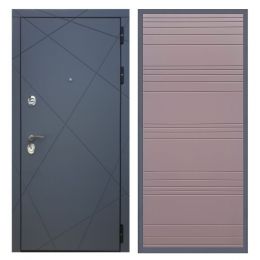 Дверь входная Great Doors Х13 Силк Титан ФЛ-14 Ясень Шоколад