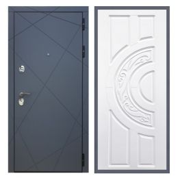 Дверь входная Great Doors Х13 Силк Титан ФЛ-232 Белый Софт