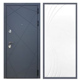 Дверь входная Great Doors Х13 Силк Титан ФЛ-255 Белый Софт
