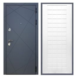 Дверь входная Great Doors Х13 Силк Титан ФЛ-256 Белый Софт