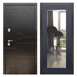 Дверь входная Great Doors Х20 Венге Зеркало 18 Венге