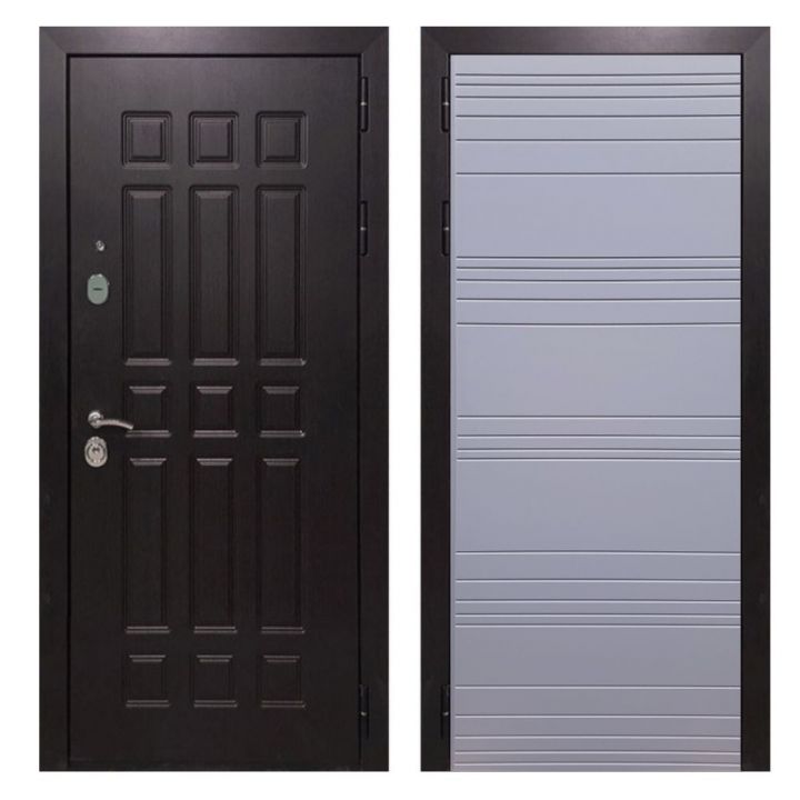Дверь входная металлическая Great Doors Х8 Венге ФЛ-14 Силк Титан