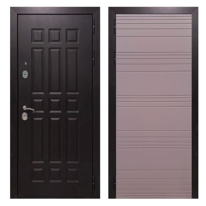 Дверь входная металлическая Great Doors Х8 Венге ФЛ-14 Ясень Шоколад