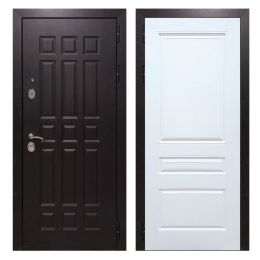 Дверь входная металлическая Great Doors Х8 Венге ФЛ-243 Белый Софт