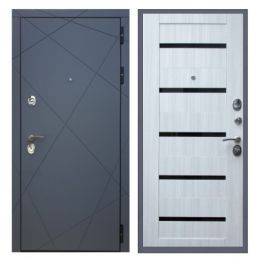 Дверь входная Great Doors Х13 Силк Титан Царга СБ-14 Сандал Светлый Темный Лакобель
