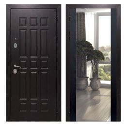 Дверь входная Great Doors Х8 Венге Зеркало Макси Венге