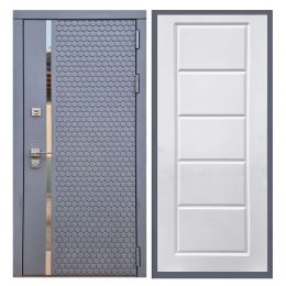 Дверь входная Great Doors Х24 Силк Титан ФЛ-39 Белый Софт