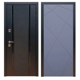 Дверь входная металлическая Great Doors Х25 Черный кварц ФЛ-291 Силк Титан