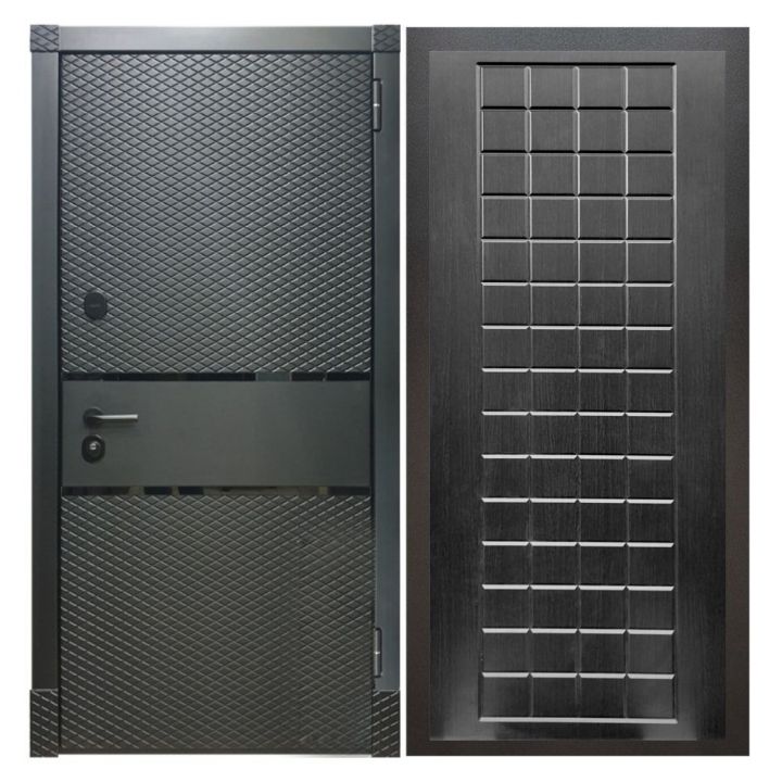Дверь входная металлическая Great Doors Х15 Черный Кварц ФЛ-256 Венге