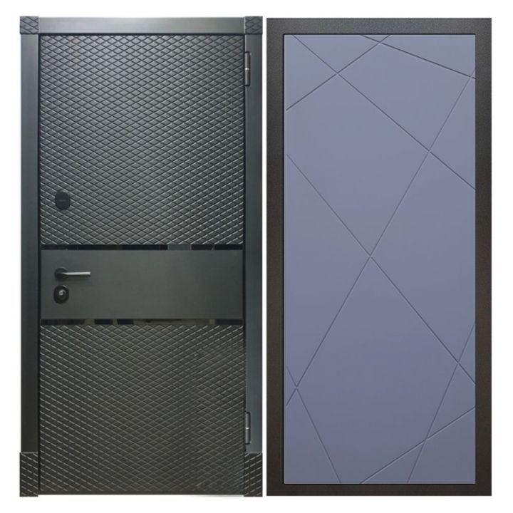 Дверь входная металлическая Great Doors Х15 Черный Кварц ФЛ-291 Силк Титан