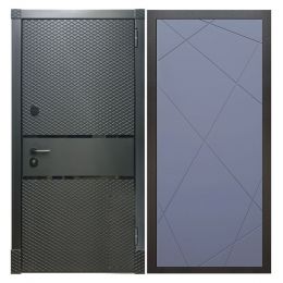 Дверь входная металлическая Great Doors Х15 Черный Кварц ФЛ-291 Силк Титан