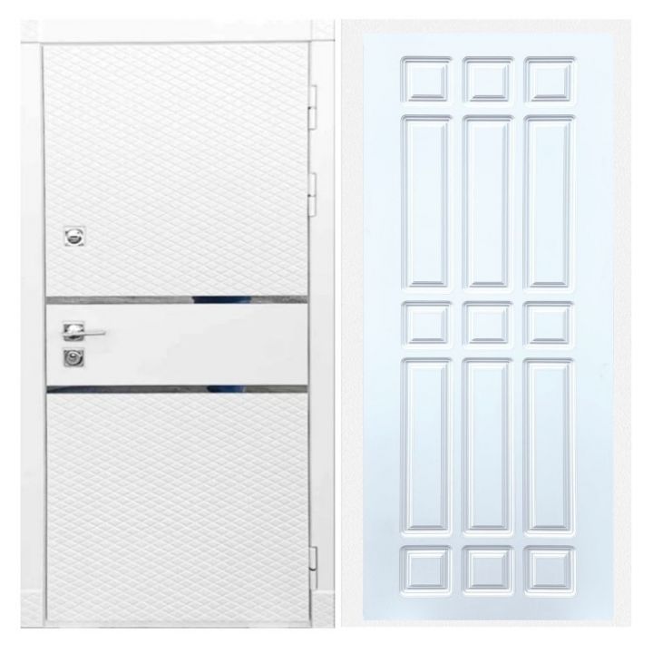 Дверь входная Great Doors Х15 Белый Софт ФЛ-33 Белый Софт