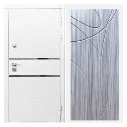 Дверь входная Great Doors Х15 Белый Софт ФЛ-247 Сандал Серый