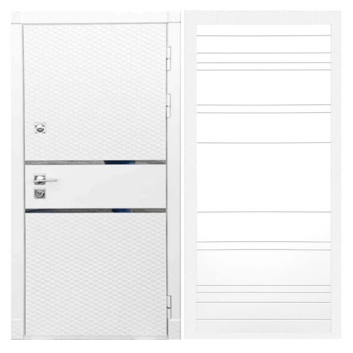 Дверь входная Great Doors Х15 Белый Софт ФЛ-14 Белый Софт