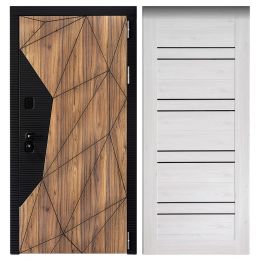 Металлическая Дверь Дверной континент ДК-11 Сосна прованс царга