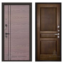 Дверь входная Двери Регионов LIBERTY V2 Гармония Античный Орех