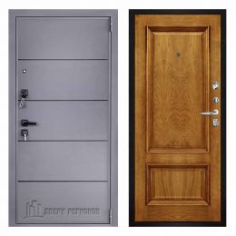 Дверь входная Двери Регионов LIBERTY H4 Корсика Дуб Патина Антик