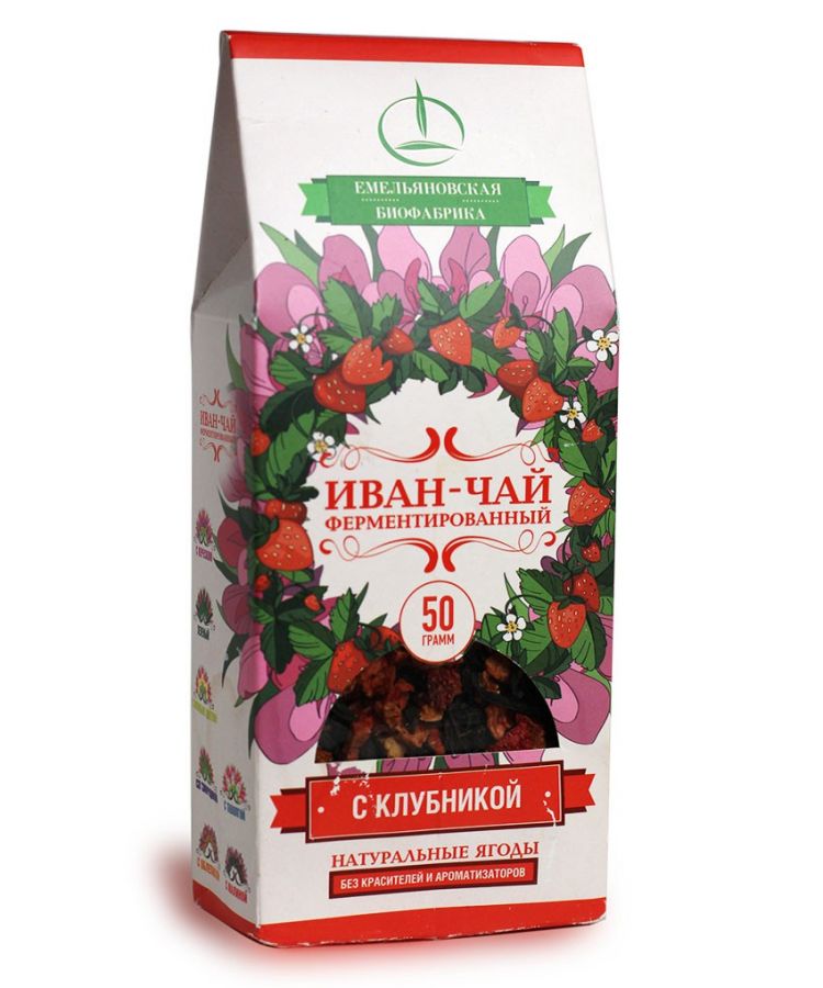 Иван-Чай с клубникой 50 гр