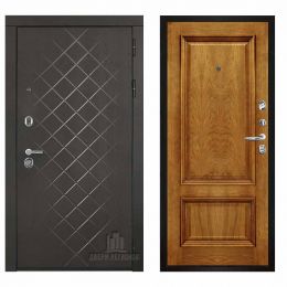 Дверь входная Двери Регионов Президент LUXE Корсика Дуб Патина Антик