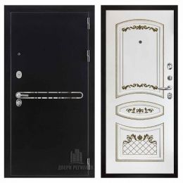 Дверь входная Двери Регионов Президент S1Z Алина Эмаль Белая