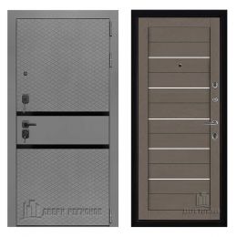 Дверь входная Двери Регионов Президент Тренд 2 Силк Титан 2127 Софт Тортора