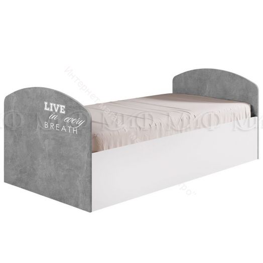 Кровать Юниор-2 ЛДСП 2,0*0,8 м Лофт