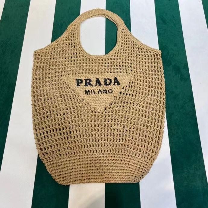 Prada Raffia Tote bag 51x45 cm