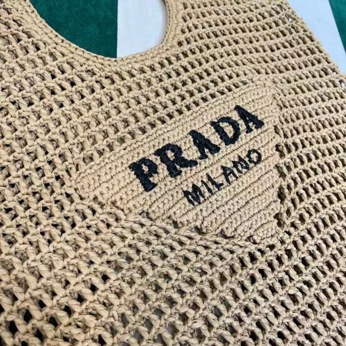 Prada Raffia Tote bag 51x45 cm