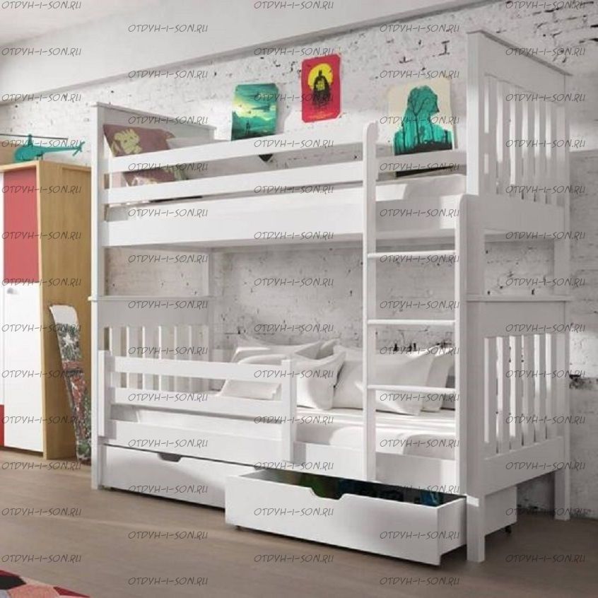 Кровать двухъярусная Классика №5