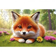 Деревянный пазл Лиса Yoshatoys