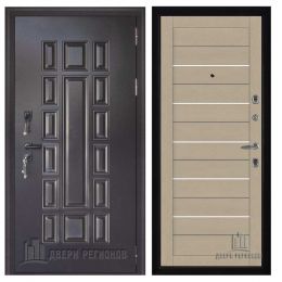 Дверь входная Двери Регионов Панцирь Термо 2127 Софт Кремовый