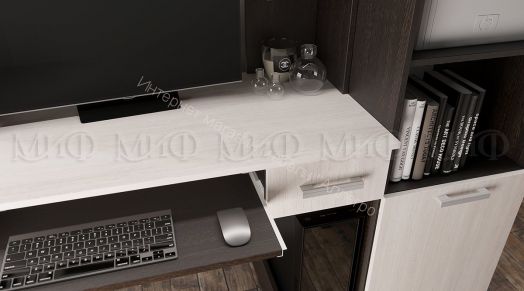 Стол компьютерный №3 Сандал светлый