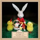 Пасхальные кролики. Мастер-класс.