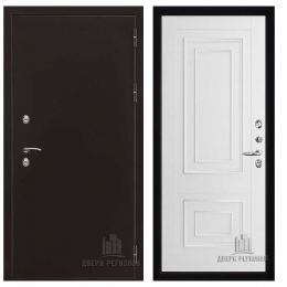 Дверь входная Двери Регионов Термо 3 Медный Антик Флоренция 62002 Серена Белый