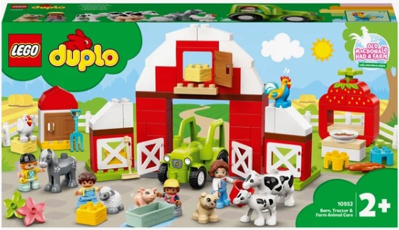 LEGO DUPLO Town 10952 Фермерский трактор, домик и животные