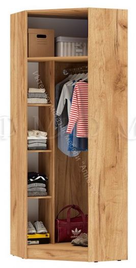 Тумба прикроватная Мартина ЛДСП Графит, Дуб Крафт